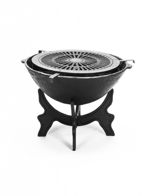 Asador Tipo Paila en Fundición de Aluminio Grande