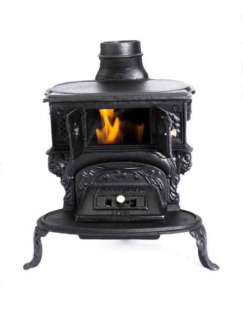 Chimenea a Leña en Hiero Fundido Andina